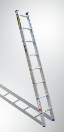 GORILLA LADDER SINGLE BUILDERS ALUM 5.5M/18FT 140KG INDUSTRIAL